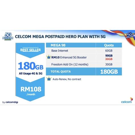 Celcom Postpaid Xpax Postpaid Mega 4G 5G Shopee Malaysia