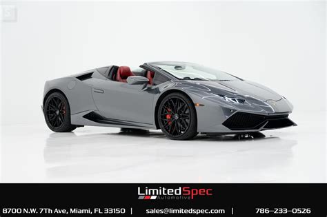 Used Lamborghini Huracan Lp Spyder In Miami Fl