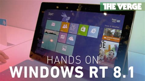 Testing Windows RT 8 1 On The Surface RT YouTube