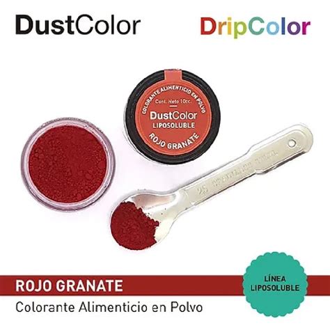 Colorante Liposoluble Rojo Granate X 10 Cc Dustcolor