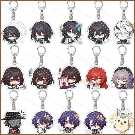 Sy Honkai Star Rail Keychain Game Dr Ratio Xueyi Ruan Mei Key Ring Bag