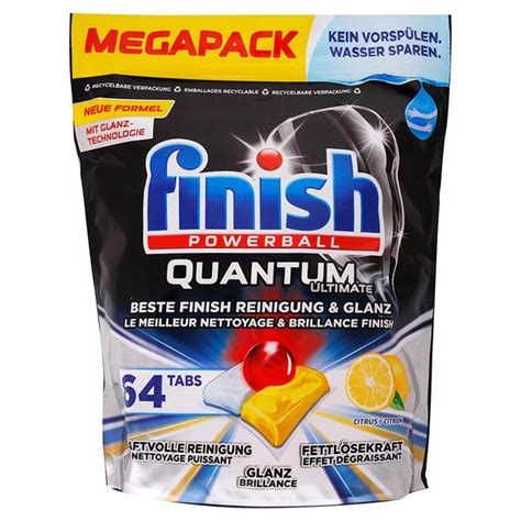 Finish Quantum Kapsu Ki Do Zmywarki Szt Lemon