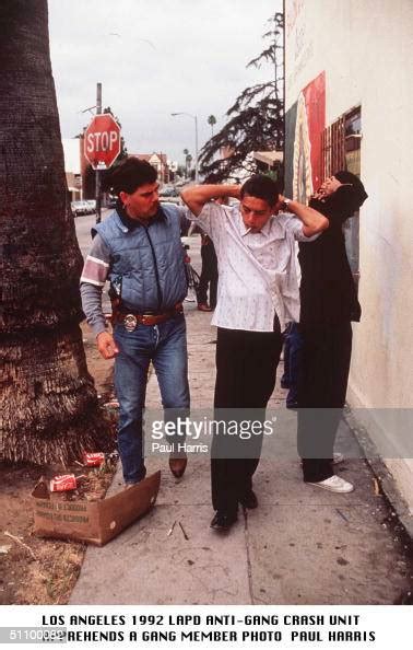 Los Angeles Ca Lapd Anti Gang Crash Unit Apprehends A Gang Member News Photo Getty Images