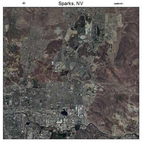 Aerial Photography Map of Sparks, NV Nevada