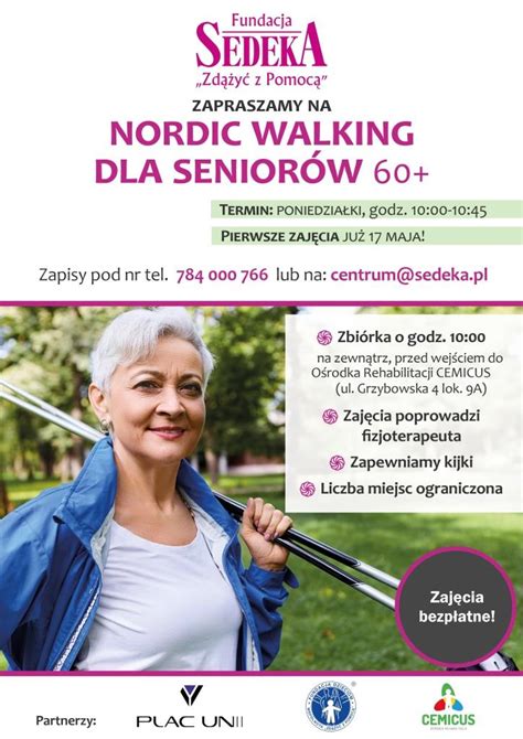 Nordic Walking Dla Senior W Fundacja Sedeka