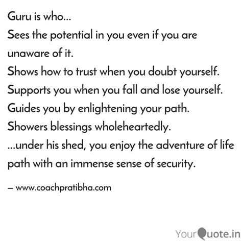 Guru Is Who Sees The P Quotes Writings By Pratibha Tiwari