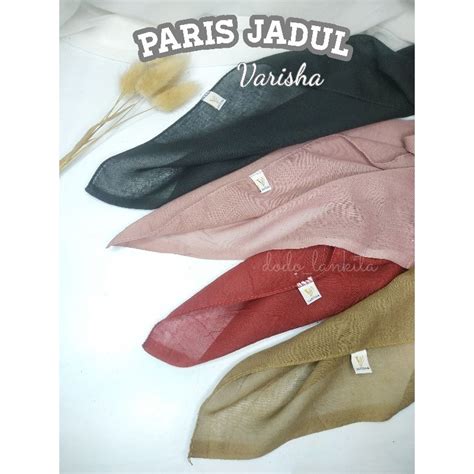 Jual Jilbab Paris Jadul Varisha Original Jilbab Paris Old Kerudung