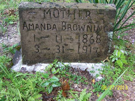 Amanda Mccloud Browning 1868 1917 Find A Grave Memorial