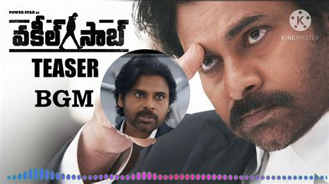 Vakeel Saab Teaser Bgm Pawan Kalyan Sriram Venu Thaman S Youtube