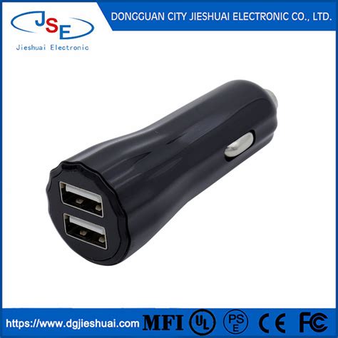 Usb Phone Fast Spring 34a Car Charger With Fixed Cable China Usb Car