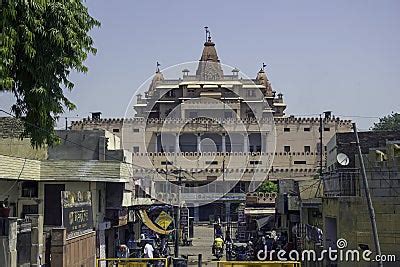 Mathura, India - May 11, 2012: Krishna Janambhumi The Front View Temple ...