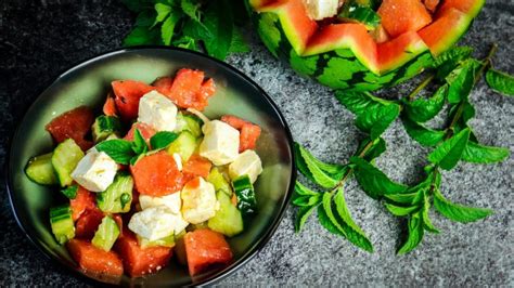 Wassermelonen Feta Salat Geniales Summerfood Rezeptliebe By Claudia