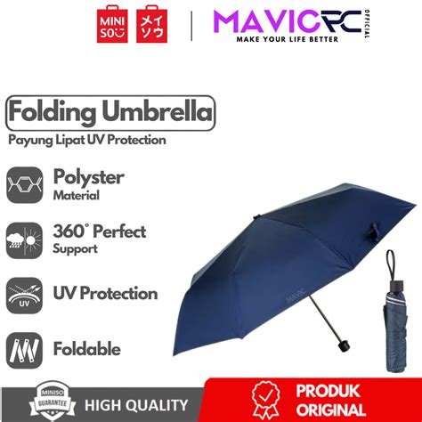 Jual MINISO NUB01 Payung Lipat Anti Sinar UV Protection Magic Folding