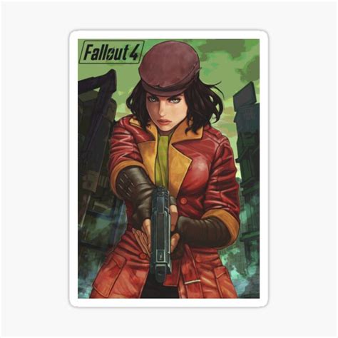 Piper Wright Fallout Pinup Girl Art Sticker For Sale By Megapanda687