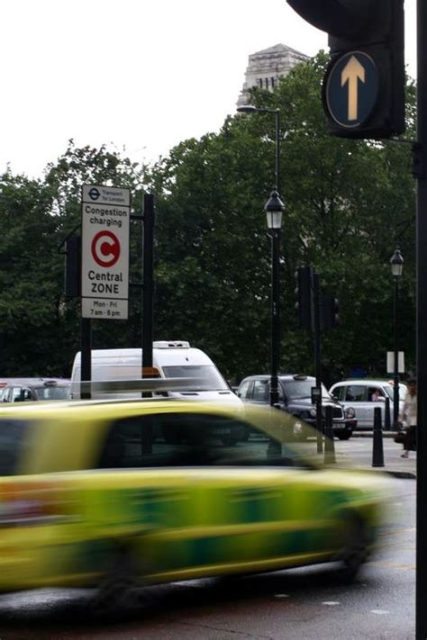 Digital File Image Of Tfl Congestion Charge Signage By Dylan Edgar