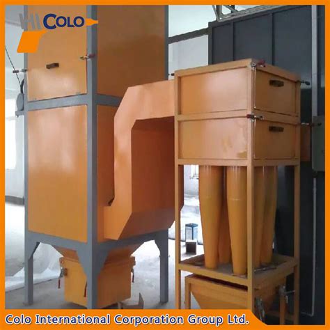 Ecuador Mono Cyclone Powder Coating Booth China Powder Coating Spray