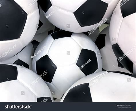 Soccer Ball Backgroundisolated On White Background Stock Photo ...