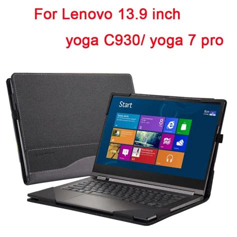 Case สำหรับ Lenovo Yoga C930 Yoga 7 Pro 13 9แล็ปท็อปแขนถอดโน๊ตบุ๊คปกกระเป๋าผิวป้องกัน Th