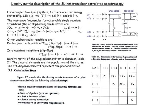 PPT - Lecture Density Matrix Formalism PowerPoint Presentation, free ...