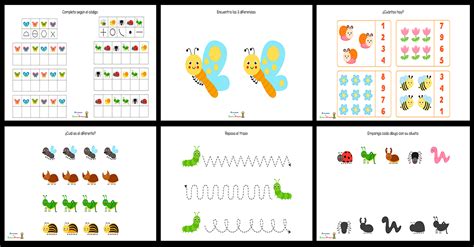 Cuadernillo De Trabajo Infantil Y Preescolar Bienvenida Primavera