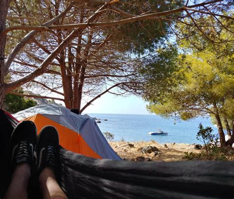 Perfect weather on Santa Catalina Island : camping