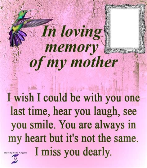 In Loving Memory Of My Mother Design Template Pixiz