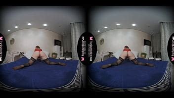 Solo Redhead Eva Berger Is Using A Glass Dildo In VR XVIDEOS