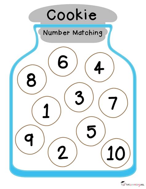 Free Printable Matching Numbers