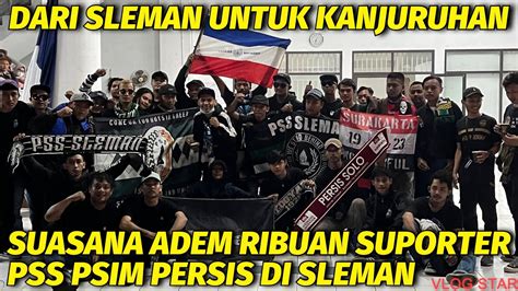 Suasana Adem Ribuan Sleman Jogja Solo Fans Di Stadion Maguwoharjo