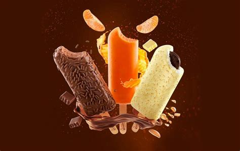 3D Delicious Ice Lolly Flavours Food Illustration - Illustration Agent ...