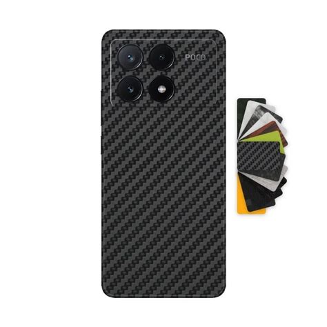 XIAOMI Hitam Garskin 皮膚碳黑黑色小米 POCO X6 X5 5G X5PRO M6 M5 M5s 蝦皮購物