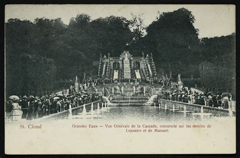 Grandes Eaux Vue G N Rale De La Cascade Construite Sur Les Dessins