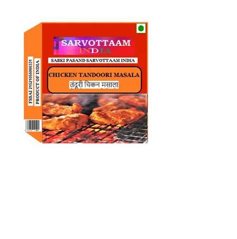 Chicken Tandoori Masala Packaging Size G At Rs Gram In Mumbai