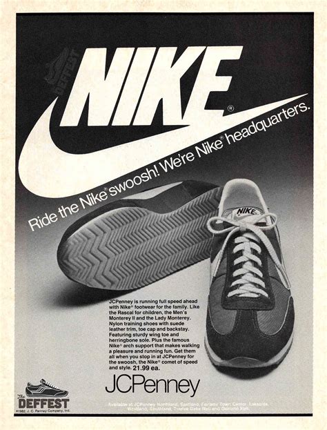Nike Monterey II 1982 Oceania vintage sneaker ad @ The Deffest | Nike ad, Nike poster, Vintage nike
