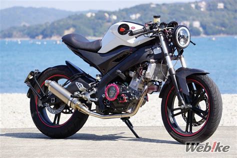 La Transformation En Café Racer Yamaha Yzf R125 Custom Webike Magazine