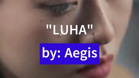 Luha Karaoke By Aegis YouTube