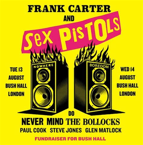 Sex Pistols anuncia reunión para un par de shows benéficos junto a la