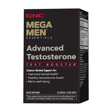 Ripley MULTIVITAMÍNICO 60 CÁPSULAS GNC MEGA MEN ADVANCED TESTOSTERONE