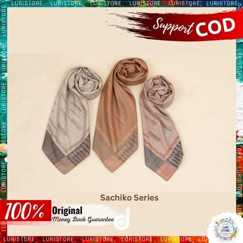 Jual KERUDUNG DEENAY TERBARU SACHIKO SERIES Hijab Jilbab Segi Empat