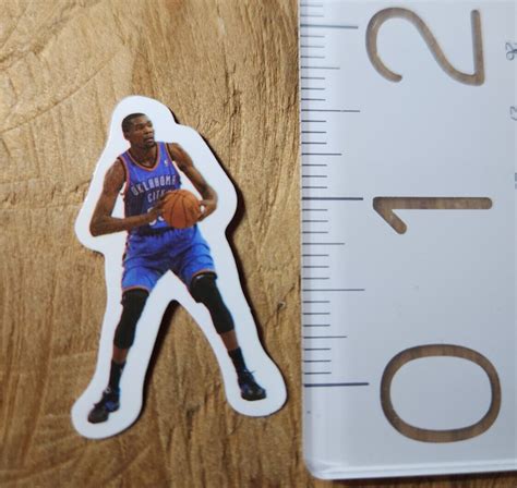 Kevin Durant Sticker Oklahoma City Thunder Decal Brooklyn Nets Nba Ebay