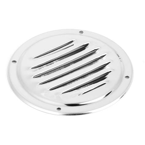 Marine Grade Stainless Steel Round Air Vent Louver Vent Grille Louvered Ventilator Grill Cover