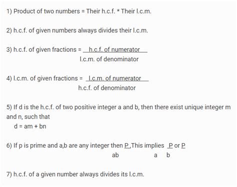 Lcm And Hcf Shortcuts Formulas And Tricks