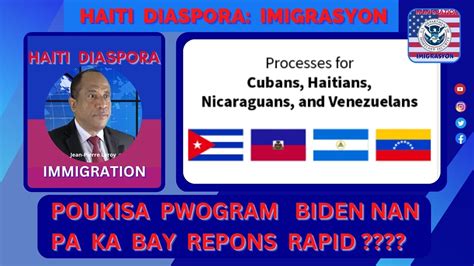 Haiti Immigration News D Nye Nouv L Sou Pwogram Imanit Joe Biden Nan