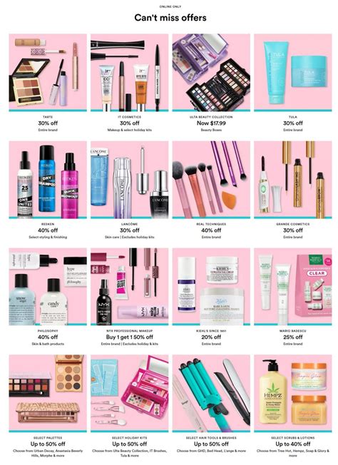 Live Cyber Monday Ulta Beauty Ad Scan Buyvia