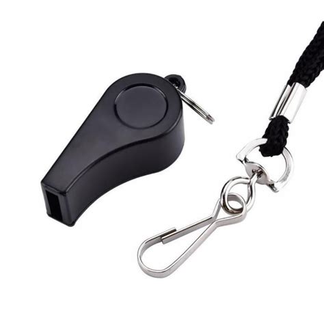 Professional Sports Whistle With Lanyard Very Loud Pealess Whistle