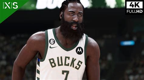 James Harden To Milwaukee Bucks Nba 2k24 Gameplay Youtube