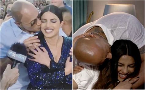 Watch Dwayne Johnson Keeps Showering Love On Priyanka Chopra With Sweet Kisses In Miami During