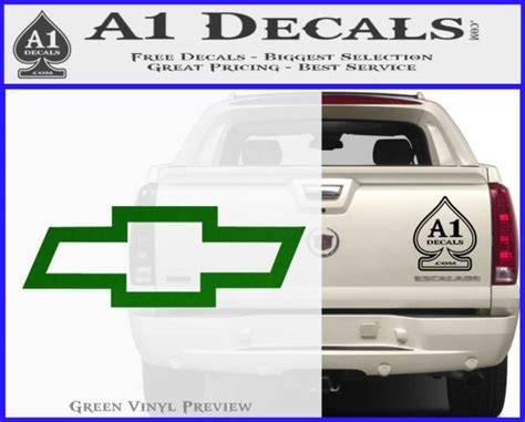 Chevy Bowtie Decal Sticker » A1 Decals