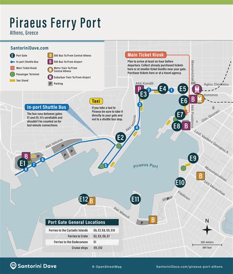 Piraeus Ferry Port - Terminal, Map, Routes, Hotels