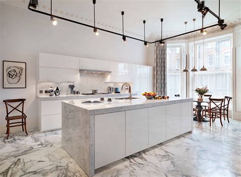 36 Marvellous Marble Kitchens That Spell Luxury